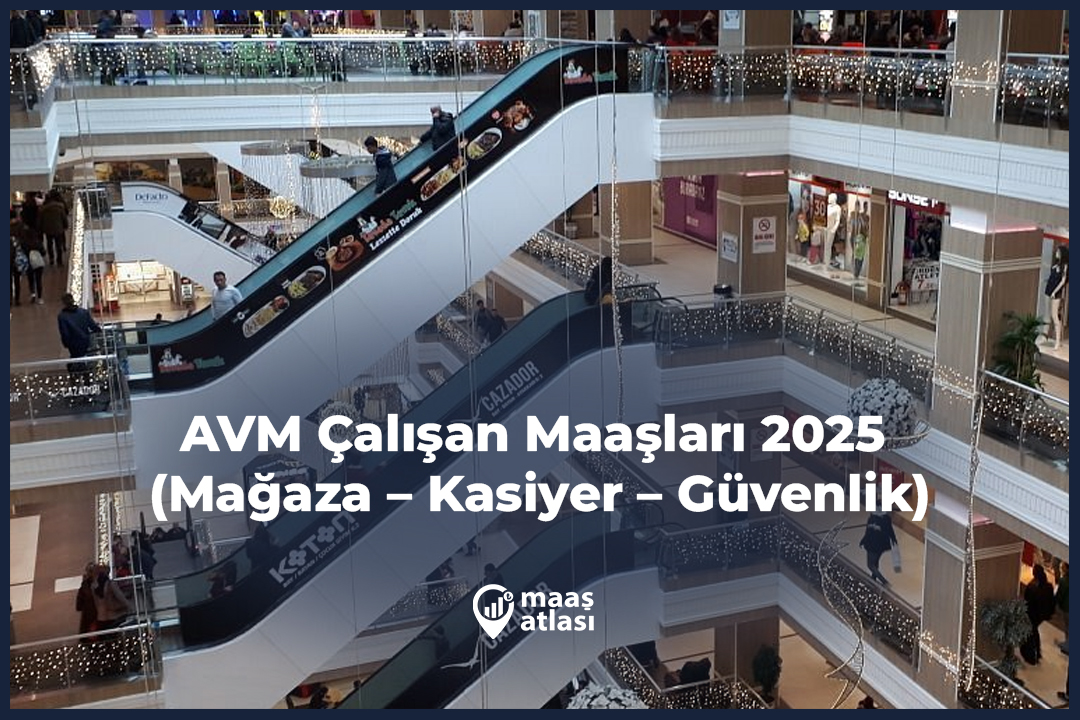 AVM Çalışan Maaşları 2025 (Mağaza – Kasiyer – Güvenlik)