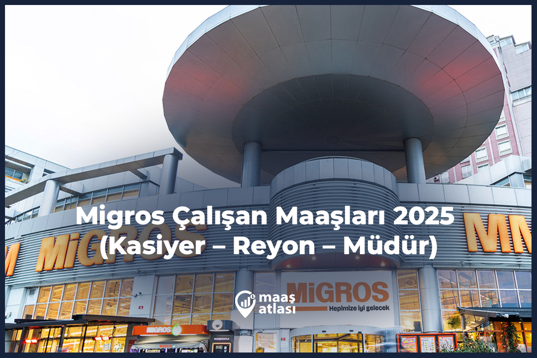 Migros Çalışan Maaşları 2025 (Kasiyer – Reyon – Müdür)